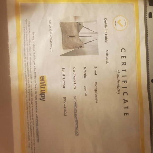 COPY - Cream Bottega Shoulder Bag - Picture 7 of 7